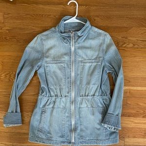 GAP Denim Striped Jacket